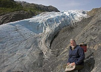 ND6 7444  Dave at Exit Glacier