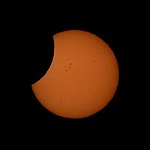 eclipse122500  Partial solar eclipse 12/25/00