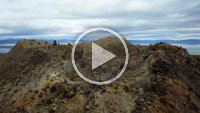 M 141  Panum Crater - the remains of a volcano that exploded